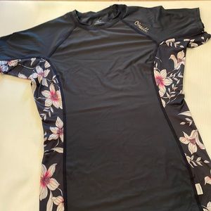 O’Neil rash guard swim top
